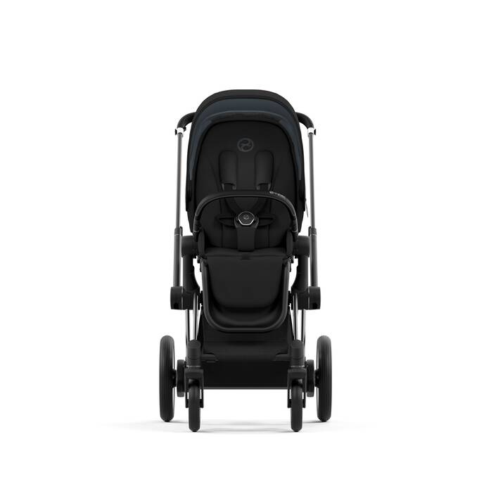 CYBEX e-Priam Frame - Chrome With Black Details in Chrome With Black Details large image number 3