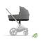CYBEX Priam Lux Carry Cot - Soho Grey in Pearl Grey large afbeelding nummer 7 Klein