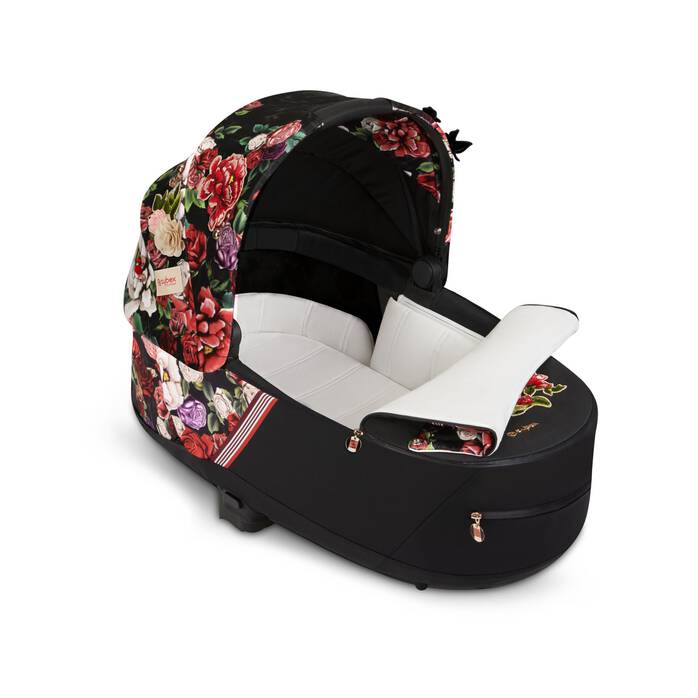 CYBEX Priam Lux Carry Cot - Spring Blossom Dark in Spring Blossom Dark large afbeelding nummer 2