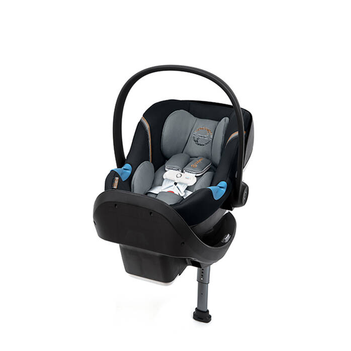 CYBEX Aton M SensorSafe SafeLock Base - Pepper Black in Pepper Black large image number 1