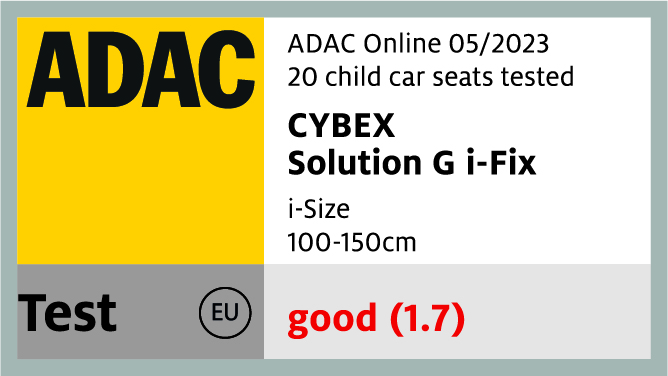 Cybex Solution G i-Fix R129 Car Seat, Moon Black